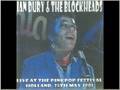 Ian Dury & The Blockheads - Sink My Boats - Pinkpop 81