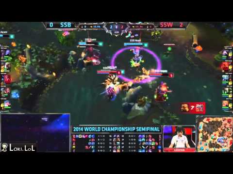 [Worlds 2014] Day 13 Semifinals SSB vs SSW Recap - Highlights