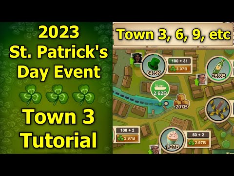 Forge of Empires: 2023 St. Patrick's Day Event - New Town 3 Tutorial! How to Easily Complete Town 3!