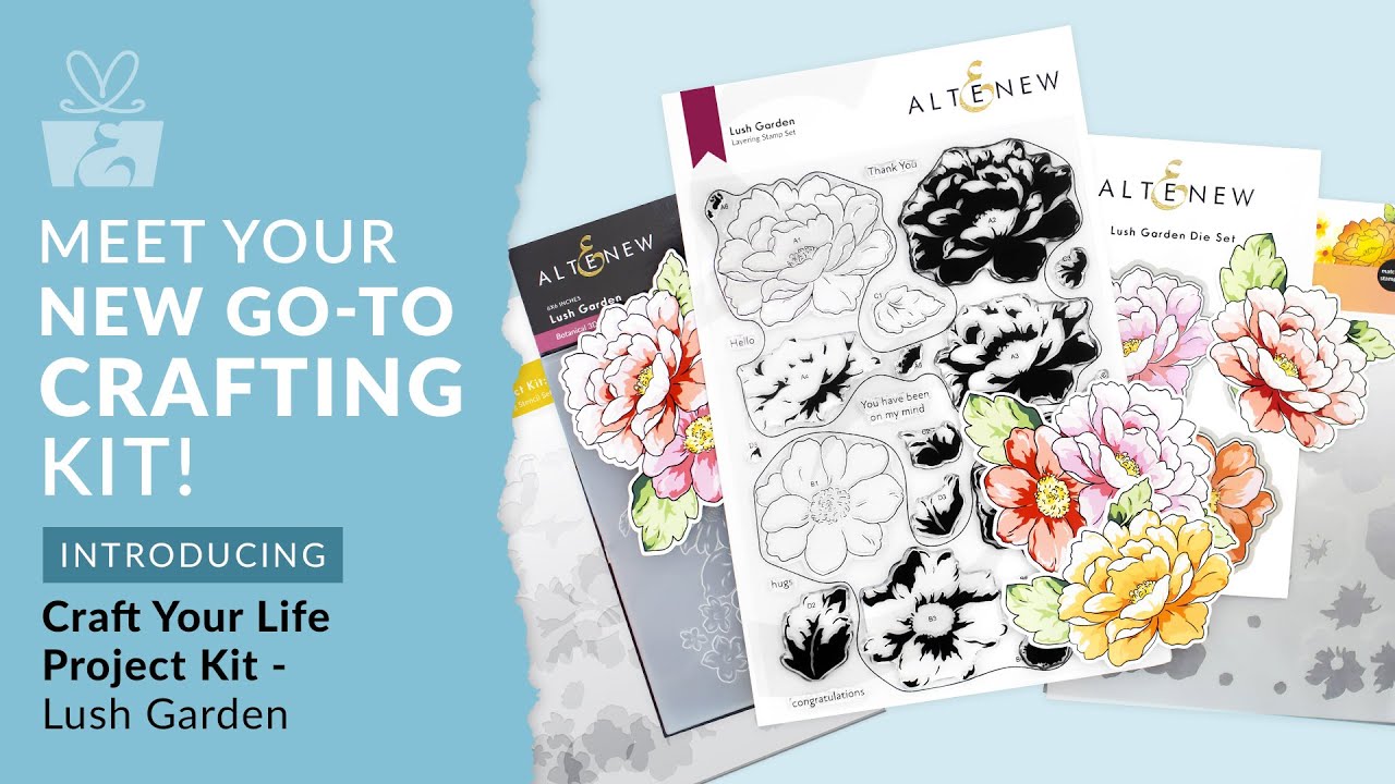 Altenew Craft Your Life Project Kit: Lush Garden -setti