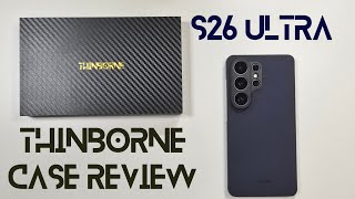 Thinborne Aramid Fiber Case Review S26 Ultra. Best Thin Protective Cover for Samsung Galaxy - Navy