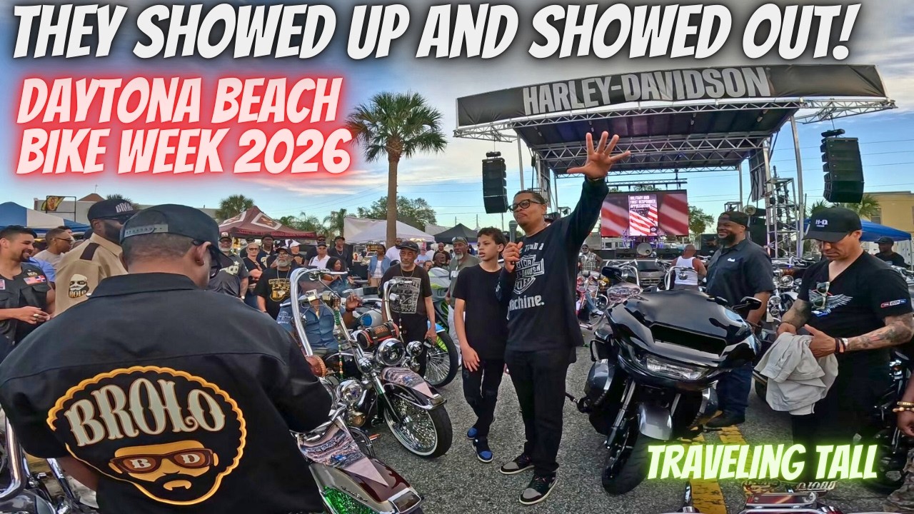 2026 Daytona Beach Traveling Tall's Ride In Bagger Show brought to you by Harley-Davidson Motorcycle