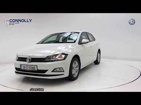CMG VW SLIGO: 181D31385 VW Polo 1.0TSi Trendline 65BHP Manual Candy White / Dark CLoth Interior