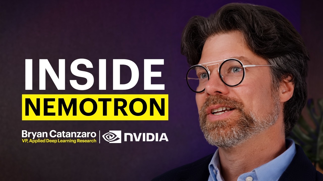 Bryan Catanzaro discussing NVIDIA Nemotron on The MAD Podcast