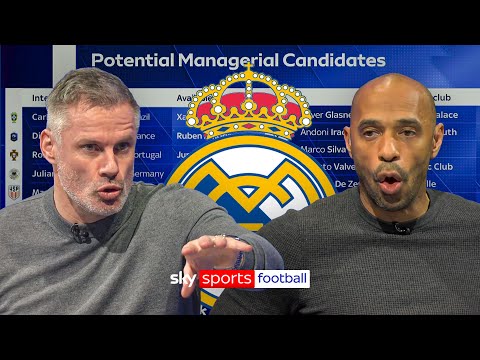 Carragher & Henry REVEAL who they think could be the next Real Madrid manager 👀