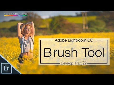 Lightroom 6 tutorial - How to use the Lightroom Brush Tool Video