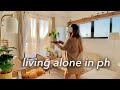 living alone in Philippines🌷| getting productive at home, grocery & home things, new plant, braces