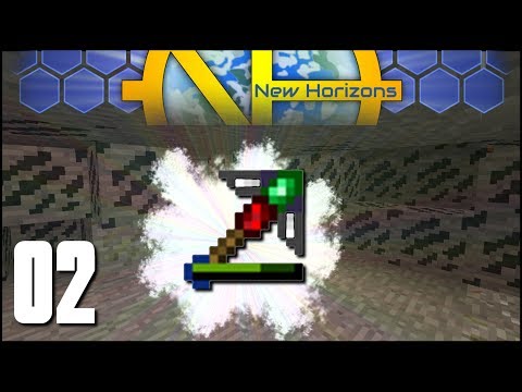 Breaking Ore - GregTech New Horizons 02