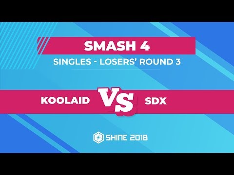 Koolaid vs SDX - Smash 4 Singles: Losers' Round 3 - Shine 2018