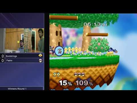 MMOM Bi-Monthly 12 SSBM - Bootstrings (Sheik) vs. Padre (C. Falcon) - Melee Pools