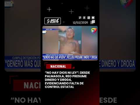 Desde Palmasola, reo presume dinero y dr0g4, evidenciando falta de control estatal.