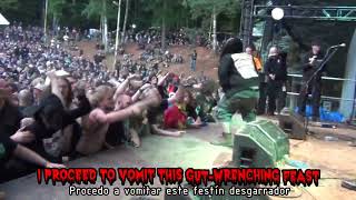 Devourment: Choking On Bile (Subtítulos inglés - español)