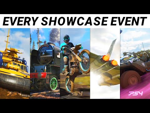 Forza Horizon 4 - All 5 Showcase Events - FH4, Hovercraft, Train, Motocross Bikes, Jet Plane, Halo