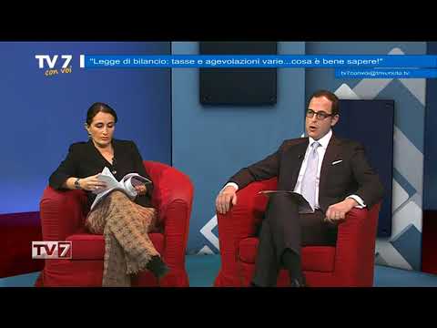 Tv7 con Voi del 23/1/2018 - legge di bilancio (3 di 4)
