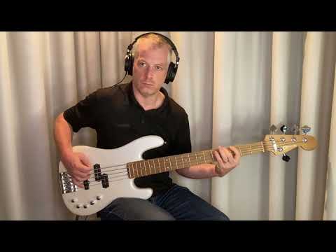 Charvel Pro-Mod San Dimas Bass PJ V Platinum Pearl - Sound demo