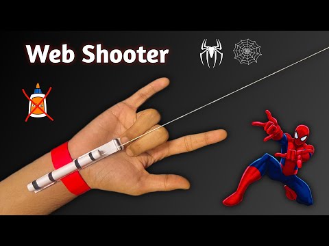 How to make Spider-Man web shooter no glue