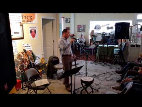 Greg Reish History presentator. Fiddle and Pick