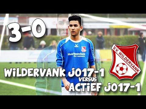 3 GOALS! 2xGEEL! WILDERVANK JO17-1 - Actief JO17-1 | UITSLAG 3-0 | SONY FDR-AXP33