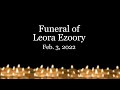 Funeral Of Leora Ezoory