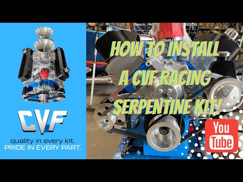How to Install a CVF Racing Serpentine Kit! #nonamenationals
