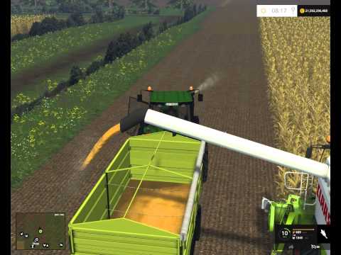 Farming Simulator 15 corn harvest/Kukorica Aratás
