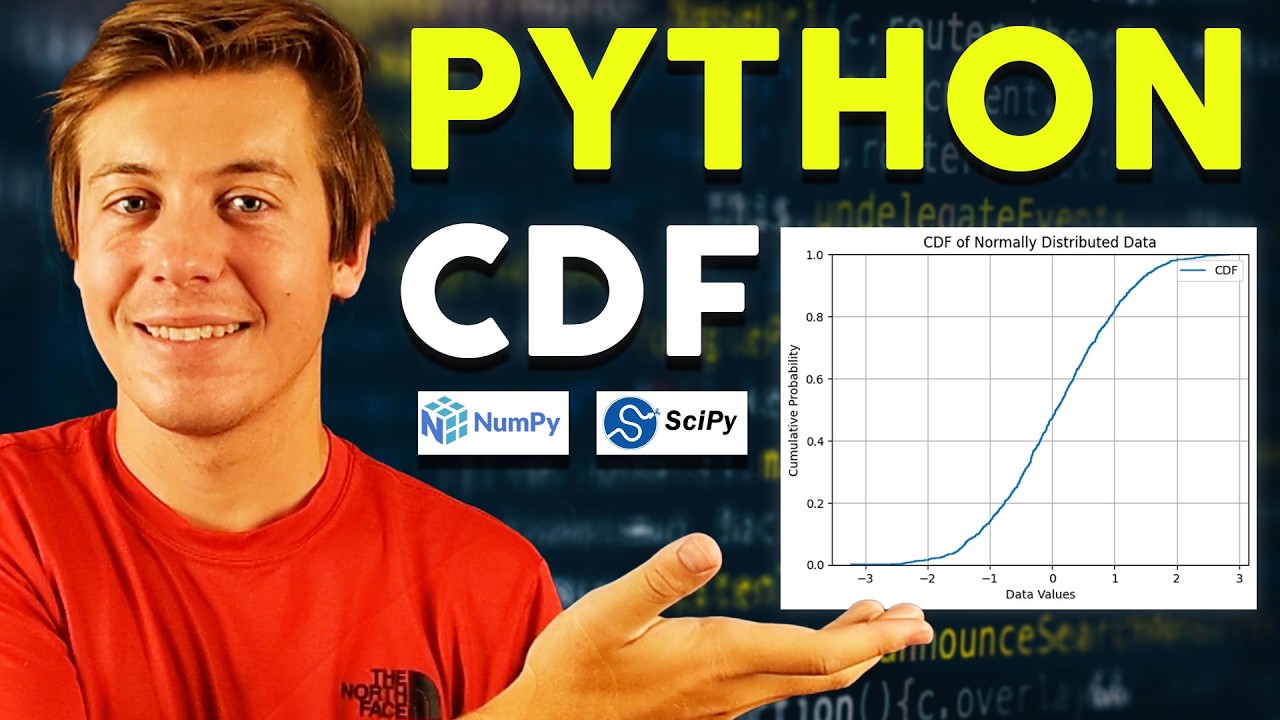 Mastering CDF (Cumulative Distribution Function) in Python: A Complete Guide (Scipy & Numpy)