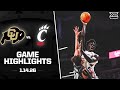 Colorado Vs Cincinnati Highlights 2025 26 Big 12 Men S Basketball