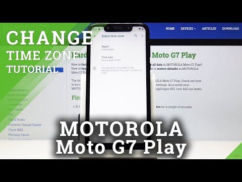 How to Change Date & Time in MOTOROLA Moto G7 Play - Time Settings