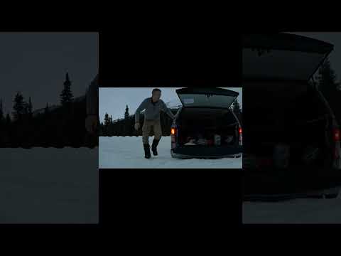 HOT ROCKS in my Bushcraft Cot - Winter Camping in Alaska with a Survival Shelter