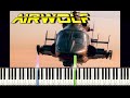 Airwolf Theme Song Easy Piano Tutorial For Beginners