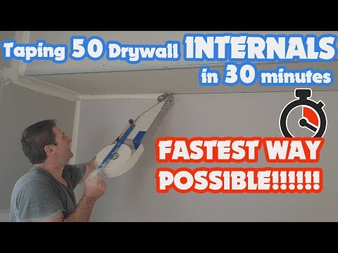 How to Mud & Tape an Inside Corner of Drywall Fast with a Mud Box