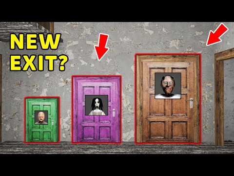 Playing as Granny and Slendrina vs 3 New Doors vs Secret Rooms - Gameplay Animation (p.21)