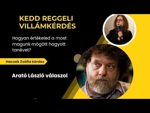 Villáminterjú: Arató László válaszol