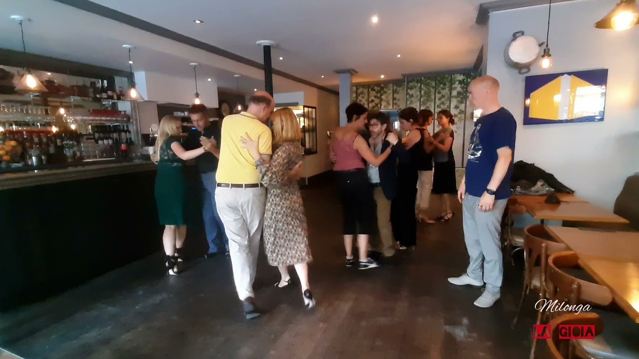 Cours de tango avec LUIS BRUNI avant la milonga LA GIOIA