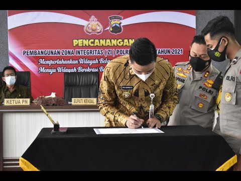 Perihal Birokrasi Bersih, Bupati Kendal Apresiasi Jajaran Polres Kendal