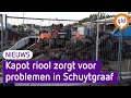 Kapot riool zorgt voor problemen, vrachtwagens ingezet om poep en plas te vervoeren