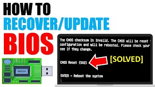 How to Recover/Upgrade Bios in your Laptop | CMOS Reset 500/501/502 [Solved]
