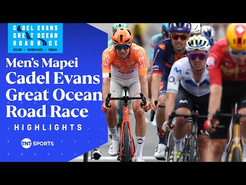 Perfect Sprint! 🔥 | Men's Mapei Cadel Evans Great Ocean Road Race Highlights | TNT Sports Cycling