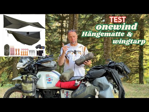 Onewind Hängematte und Wingtarp im Test - onewind hammock and wingtarp