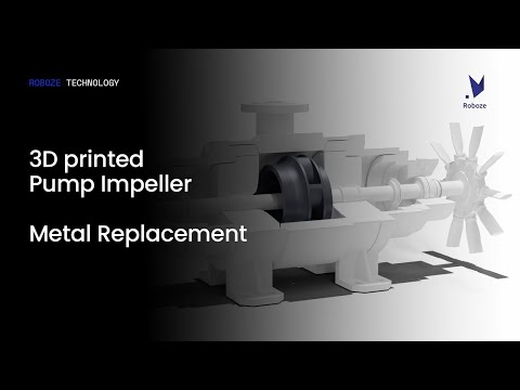 3D Printed Pump Impeller – Metal Replacement