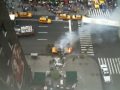 NYC Taxi Fire On 53rd 7th Near Times Sq