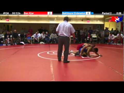 NYAC FS 55 KG / 121.25 lbs: Ben Kjar vs. Bekhbayar Erdenebat