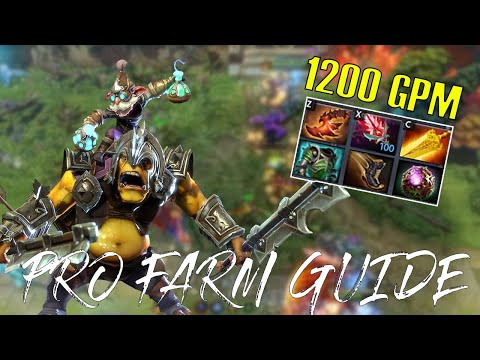 Alchemist Full Farm 1200 GPM - Godadico Dota
