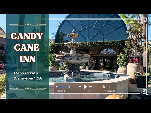 Candy Cane Inn / Hotel Review & Room Tour / Anaheim Hotel in Walking Distance to Disneyland Park