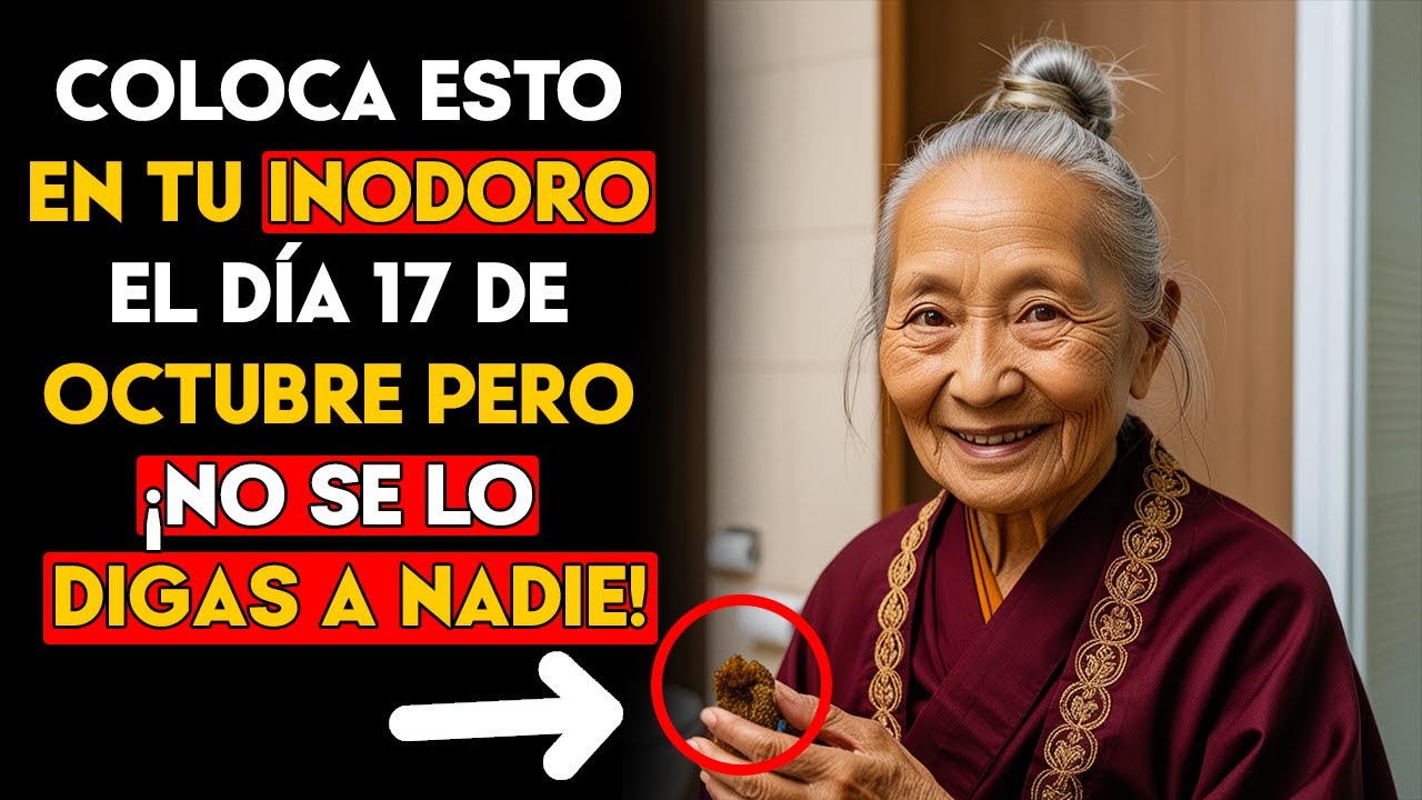 ¡HAZTE RICO! Coloca Esto en Tu INODORO el 4 de OCTUBRE y Dile Adiós a la Pobreza | Trucos Budistas