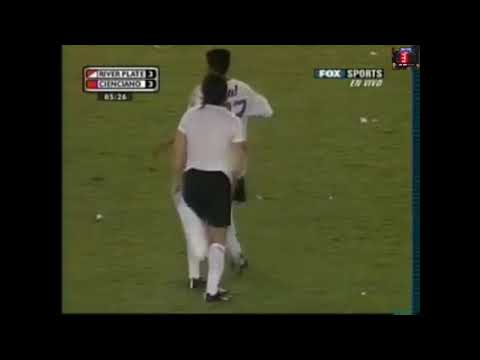 LATE GOAL of Marcelo Salas (River Plate ARG) at 85 v Cienciano ／ Copa Sudamericana 2003 final 1º leg