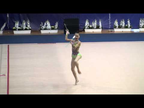 Зайцева Дарья, булавы. Чемпионат России 2015, Пенза 17.04