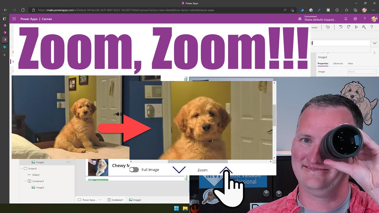 Power Apps Zoom an Image Control