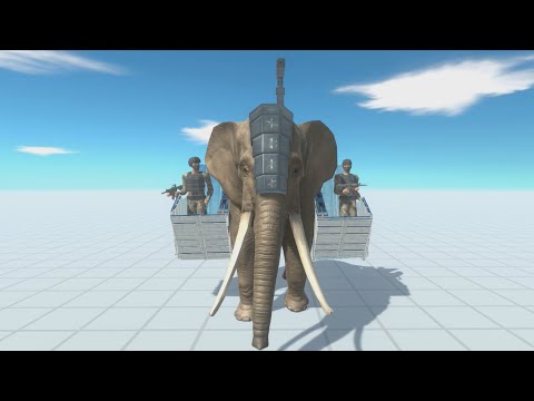 Rocket Ellie Carrying Commando Bo | Animal Revolt Battle Simulator