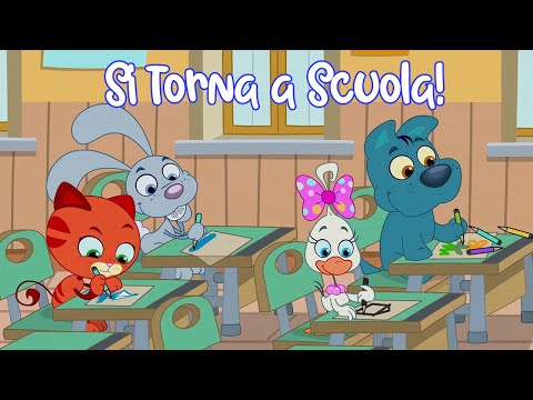 Torniamo a Scuola con i Mini Cuccioli! Cartoni animati per bambini - Scuola